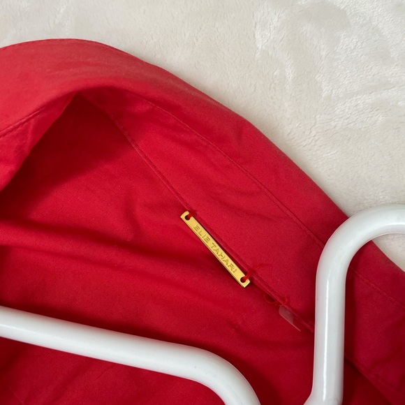 Elie Tahari red button up dress - Picture 2 of 3